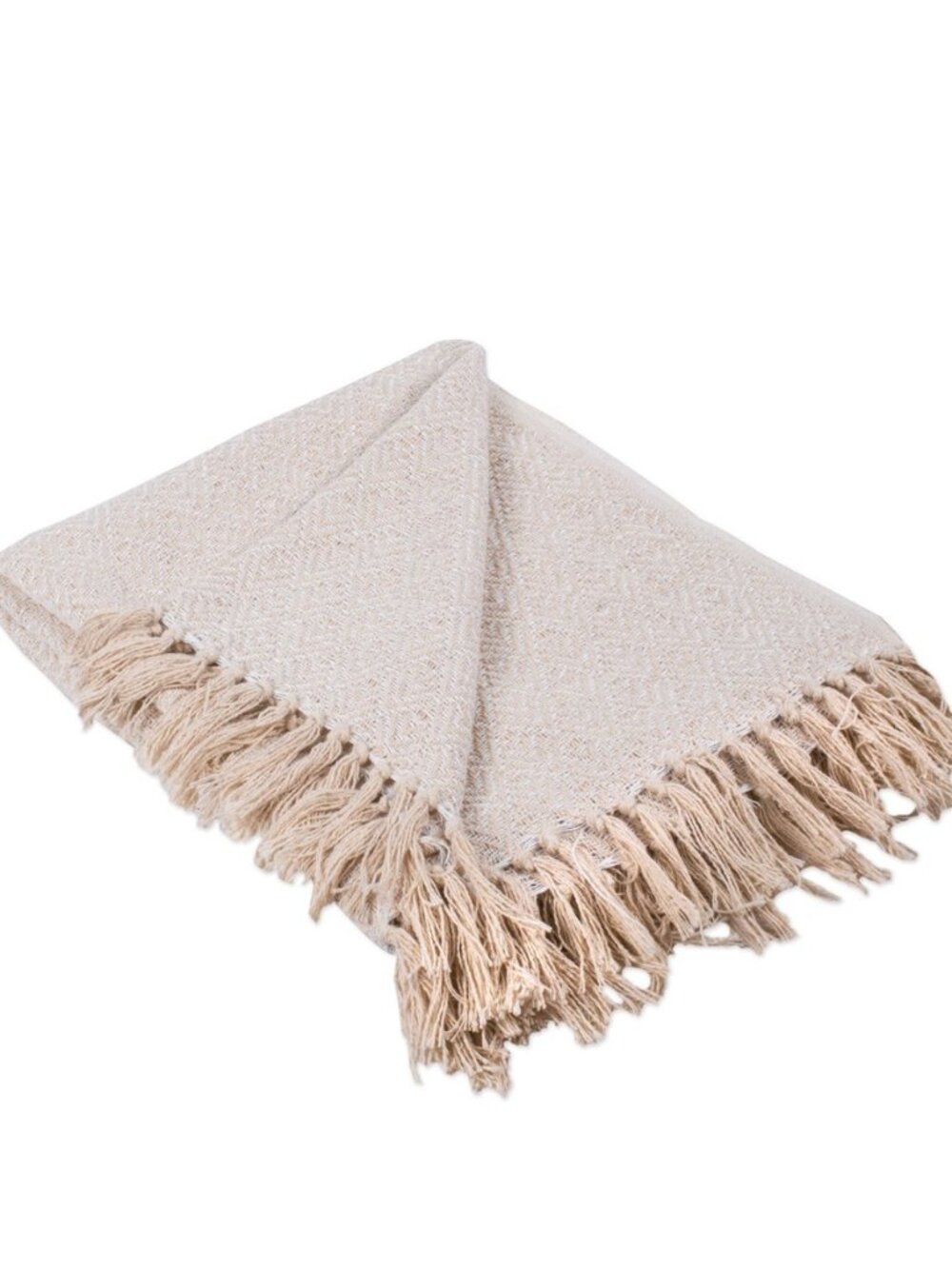 Diamond Throw Collection Cotton Woven, 50x60, White